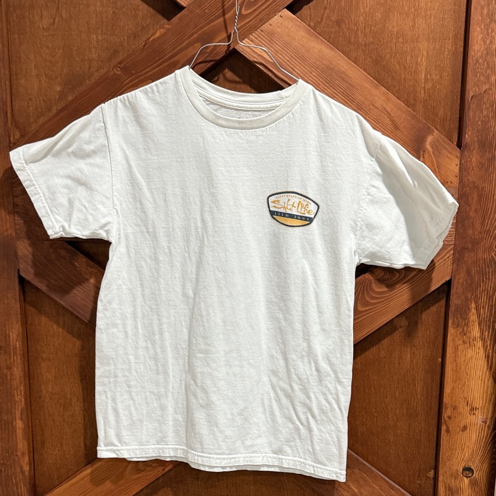 Salt Life Kids Youth Short Sleeve Tee size S smoke free home